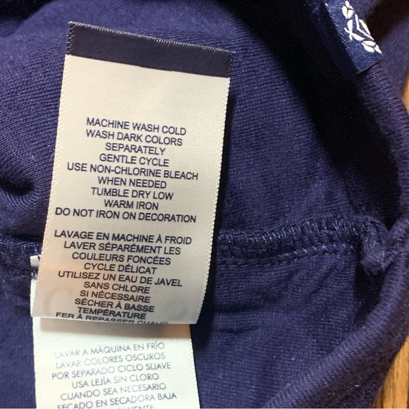 Chaps Quilted Pullover Shirt 1/4 Snap Blue Long Sleeve Mock Neck Men’s XL NWT - Picture 7 of 9